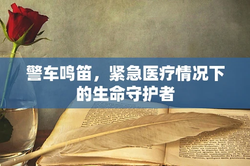 警车鸣笛，紧急医疗情况下的生命守护者
