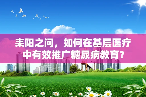 耒阳之问，如何在基层医疗中有效推广糖尿病教育？
