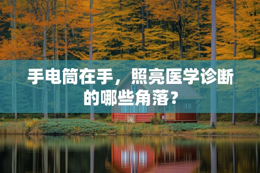 手电筒在手，照亮医学诊断的哪些角落？