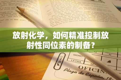放射化学，如何精准控制放射性同位素的制备？