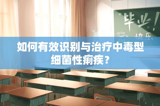如何有效识别与治疗中毒型细菌性痢疾？