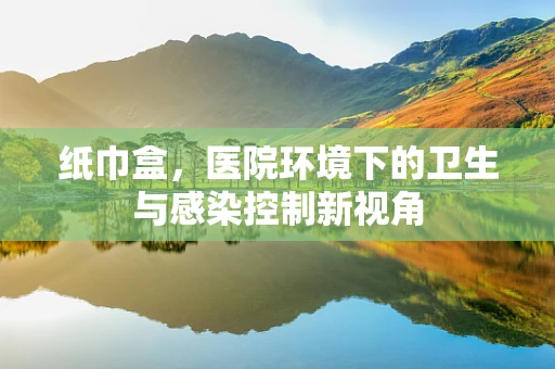 纸巾盒，医院环境下的卫生与感染控制新视角