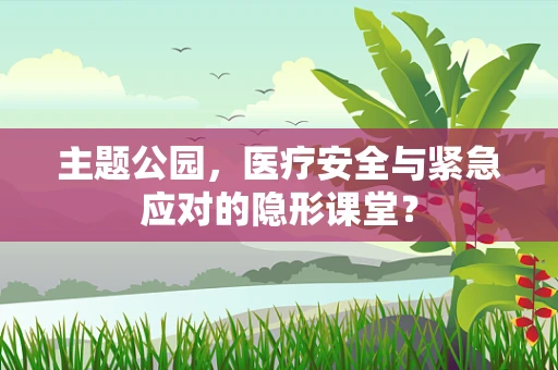 主题公园，医疗安全与紧急应对的隐形课堂？