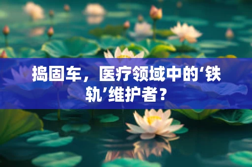 捣固车，医疗领域中的‘铁轨’维护者？