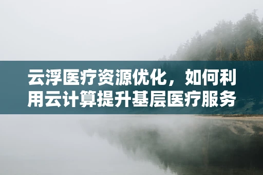云浮医疗资源优化，如何利用云计算提升基层医疗服务？
