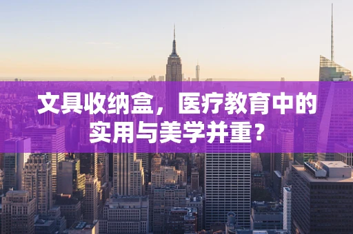 文具收纳盒，医疗教育中的实用与美学并重？