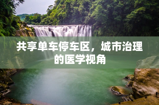 共享单车停车区，城市治理的医学视角