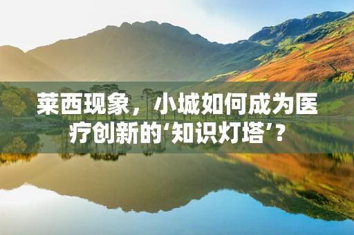 莱西现象，小城如何成为医疗创新的‘知识灯塔’？
