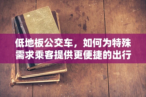 低地板公交车，如何为特殊需求乘客提供更便捷的出行体验？