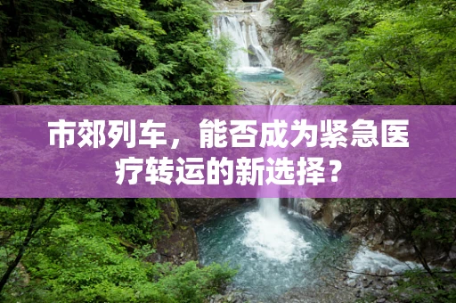市郊列车，能否成为紧急医疗转运的新选择？