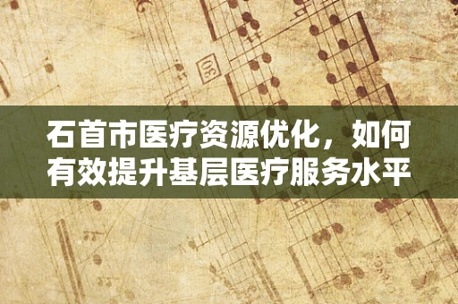 石首市医疗资源优化，如何有效提升基层医疗服务水平？